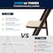 Flash Furniture Fruitwood Folding Chair XF-2903-FRUIT-WOOD-GG - alternate 2